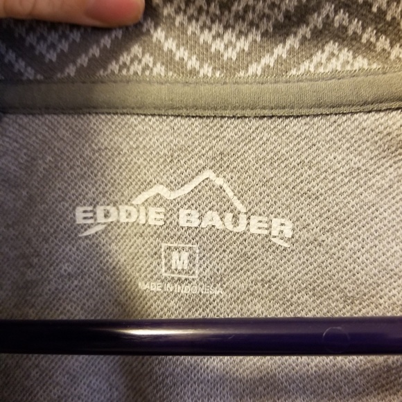 Eddie Bauer gray pullover - Picture 2 of 5